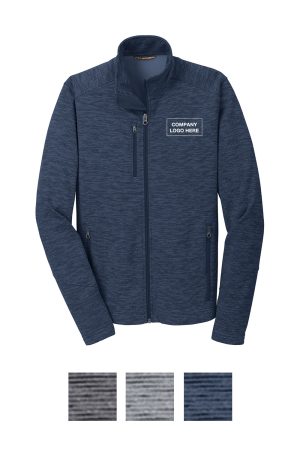 Port Authority® Digi Stripe Fleece Jacket