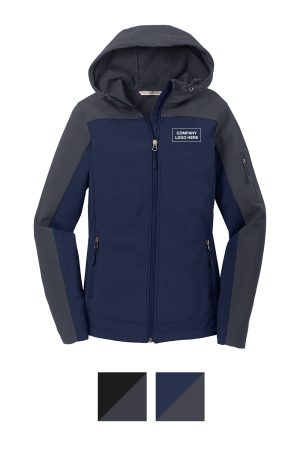 Port Authority® Ladies Hooded Core Soft Shell Jacket