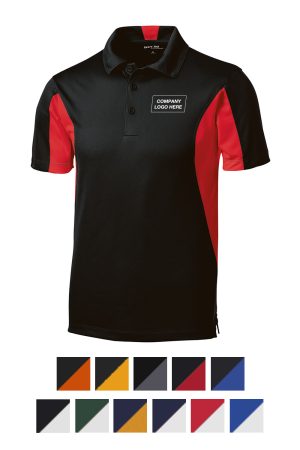 Sport-Tek® Tall Side Blocked Micropique Sport-Wick® Polo